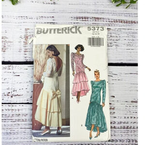 Butterick Vintage 1991 Ladies Dress Pattern 5373